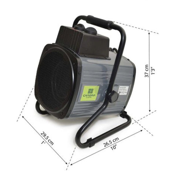 Portable Greenhouse Fan Heater 2400W - Splash Resistant