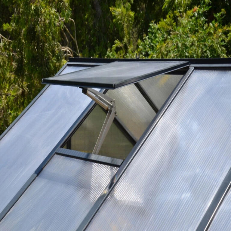 Glory 8 ft. x 20 ft. Greenhouse Kit - Grey Structure & Multiwall Panels