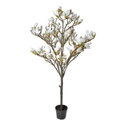 Artificial Magnolia Tree H150 cm - White