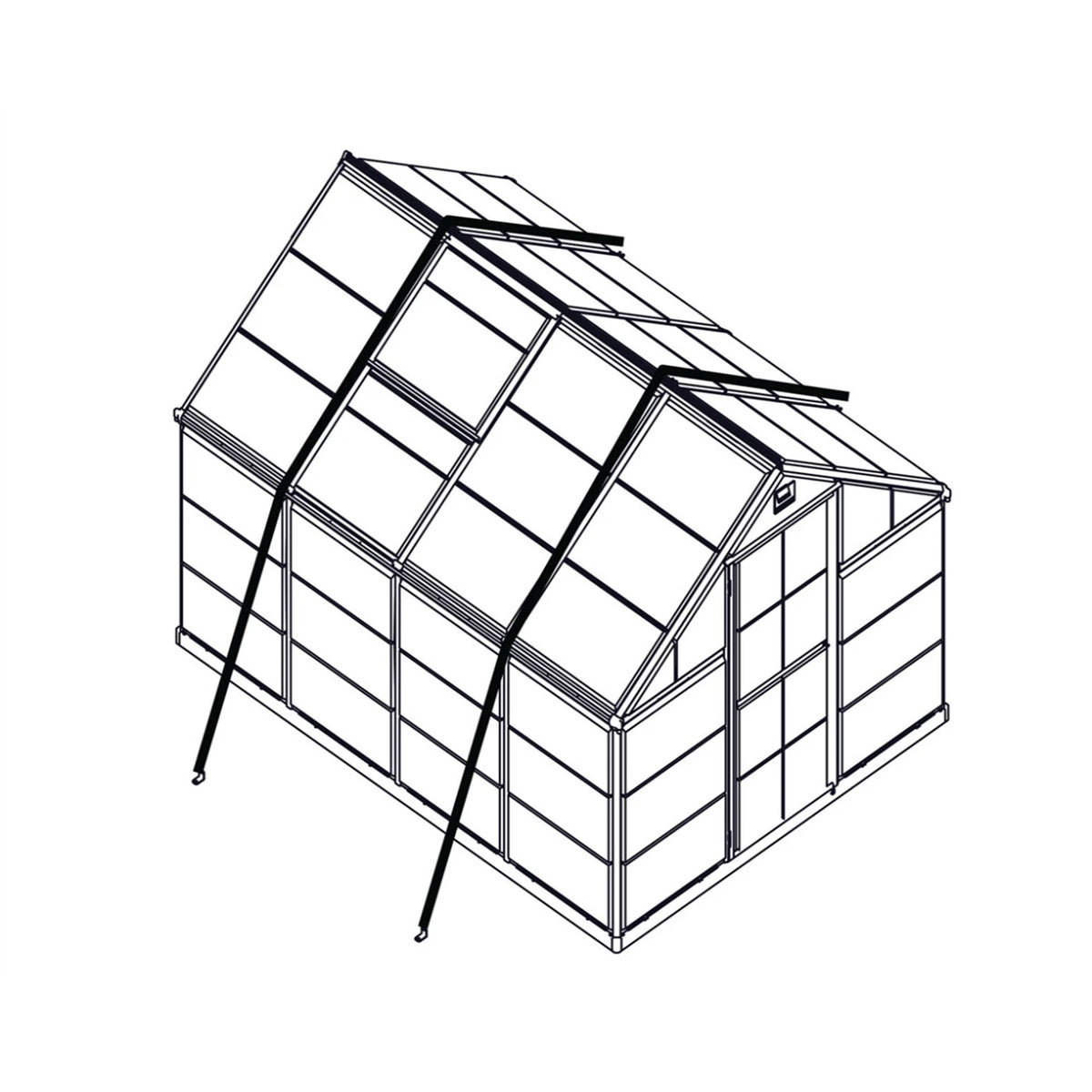 Anchoring Kit for Greenhouse / Sheds