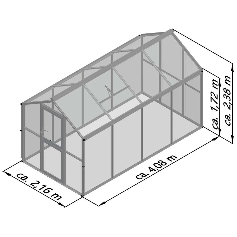 Greenhouse Galant IV, only polycarbonate, blank