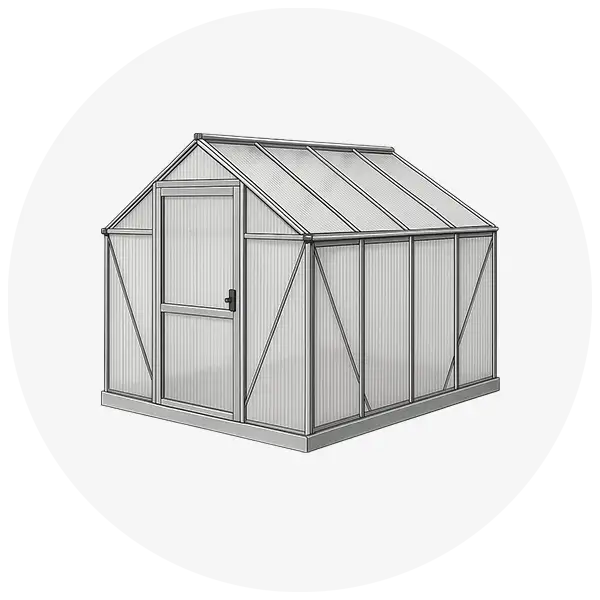Polycarbonate Gewächshaus