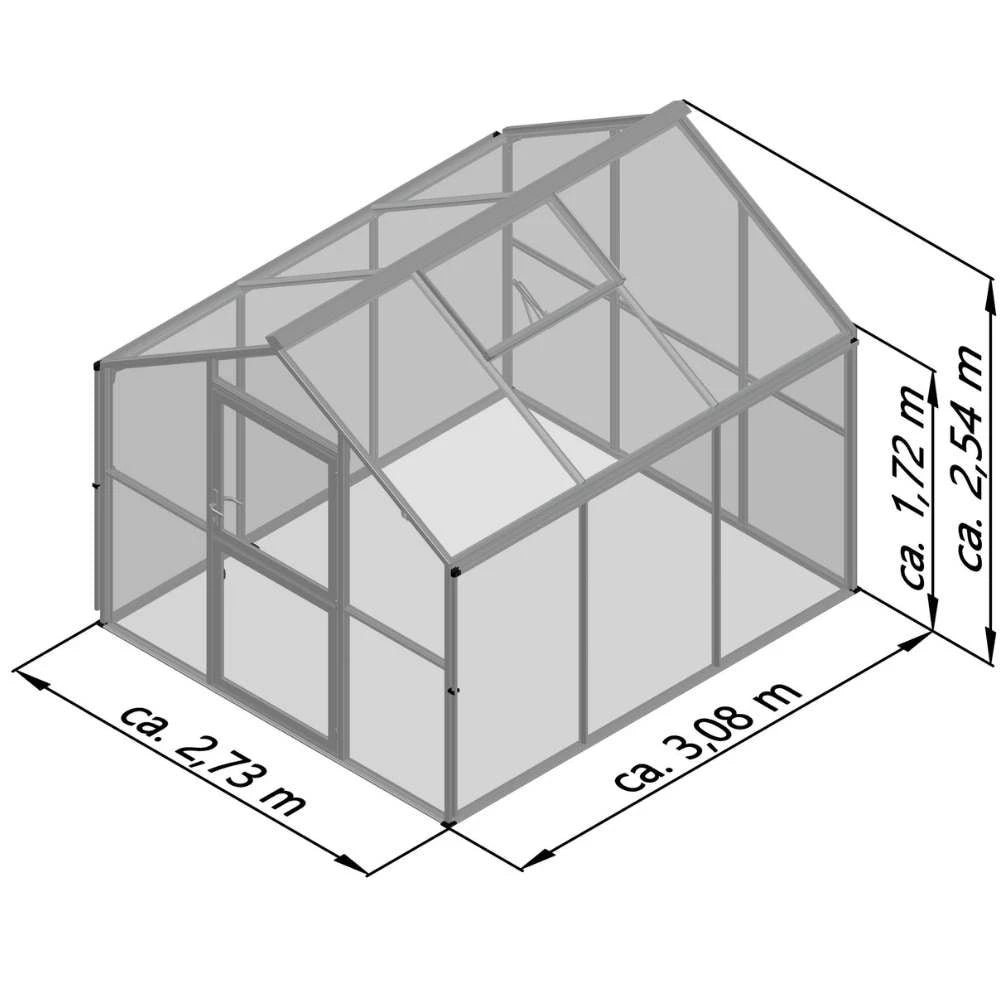Greenhouse Novum III, only polycarbonate, blank