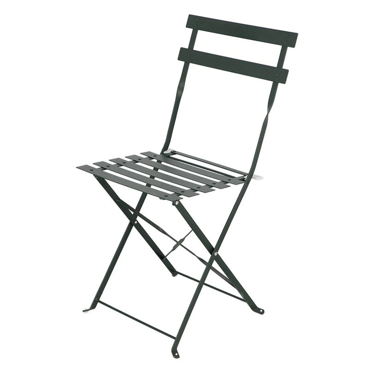 Bistro chair metal green