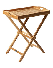 Teak Tray Table 65 x 60 x 40 cm